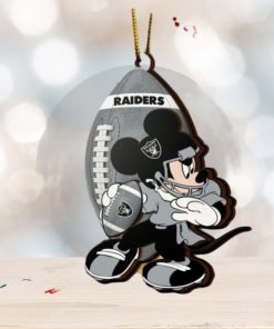 NFL Las Vegas Raiders Mickey Mouse Christmas Ornament 2023 Christmas Tree Decorations