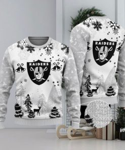 NFL Las Vegas Raiders Special Christmas Ugly Sweater Design