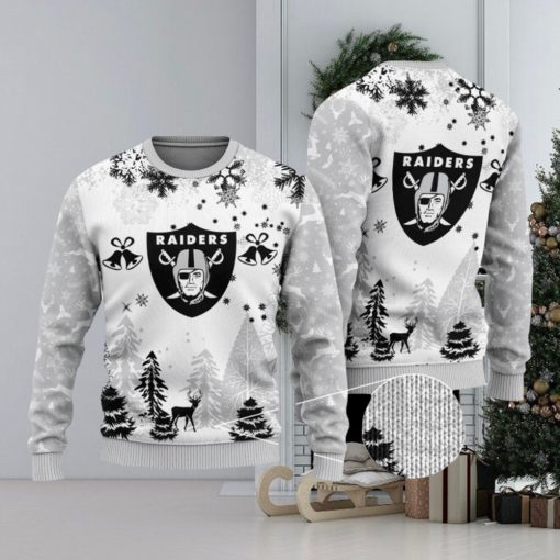 NFL Las Vegas Raiders Special Christmas Ugly Sweater Design