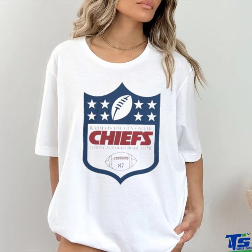 NFL Logo 87 Karma Definition Is The Guy On The Chiefs T shirt