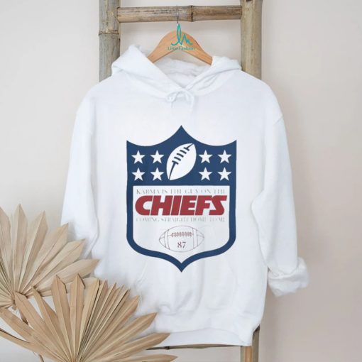 NFL Logo 87 Karma Definition Is The Guy On The Chiefs T shirt