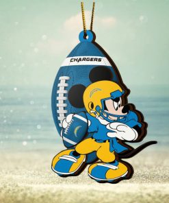 NFL Los Angeles Chargers Mickey Mouse Christmas Ornament