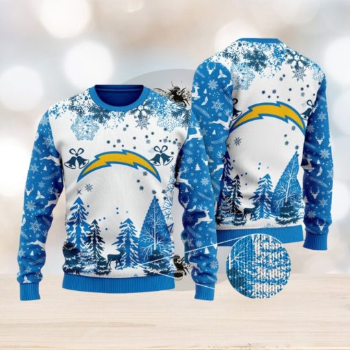 NFL Los Angeles Chargers Special Christmas Ugly Sweater Design