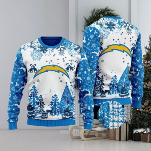 NFL Los Angeles Chargers Special Christmas Ugly Sweater Design