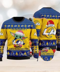 NFL Los Angeles Rams Ugly Christmas Sweater AOP Roast Custom Name