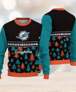 NFL Miami Dolphins Christmas Pattern Sport Christmas Ugly Sweater 3D