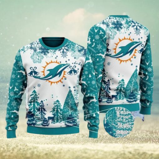 NFL Miami Dolphins Christmas Ugly Sweater Xmax Tree Chistmas For Men And Women