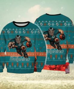 NFL Miami Dolphins Knitted Christmas Sweater Snowball