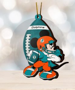 NFL Miami Dolphins Mickey Mouse Christmas Ornament