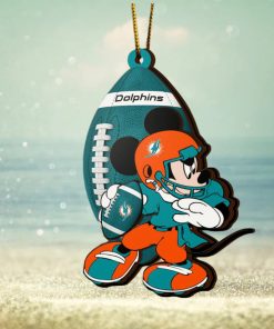 NFL Miami Dolphins Mickey Mouse Christmas Ornament