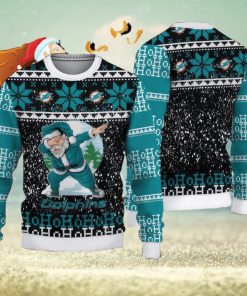 NFL Miami Dolphins Santa Funny Ugly Christmas 3D Sweater Winterlude