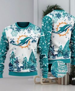 NFL Miami Dolphins Special Christmas Ugly Sweater Design