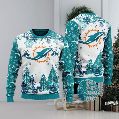 NFL Miami Dolphins Special Christmas Ugly Sweater Design