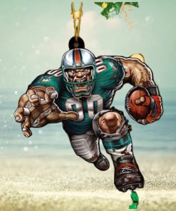 NFL Miami Dolphins Sport Ornament 2023 Christmas Tree Decorations