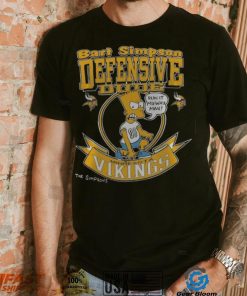 NFL Minnesota Vikings Bart Simpson Defensive Dude Fullprinted T Shirt