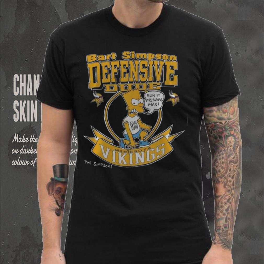 NFL Minnesota Vikings Bart Simpson Defensive Dude Fullprinted T Shirt NFL Minnesota Vikings Bart Simpson Defensive Dude Fullprinted T Shirt