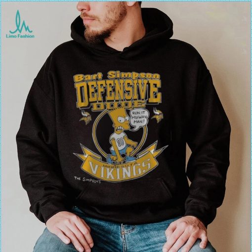 NFL Minnesota Vikings Bart Simpson Defensive Dude Fullprinted T Shirt