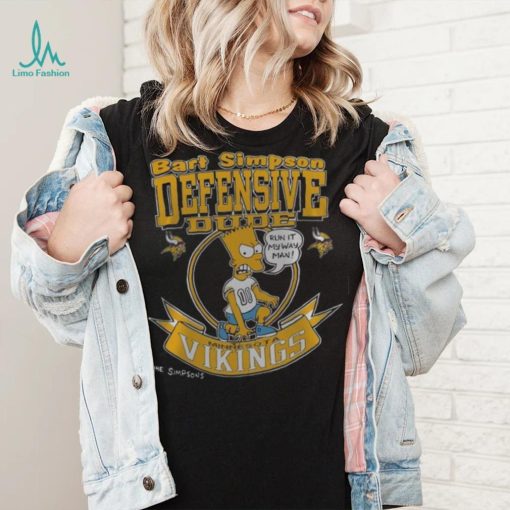 NFL Minnesota Vikings Bart Simpson Defensive Dude Fullprinted T Shirt