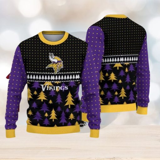 NFL Minnesota Vikings Christmas Pattern Sport Christmas Ugly Sweater 3D