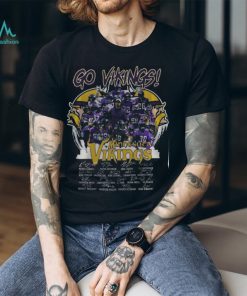 NFL Minnesota Vikings Full Team Signature Fullprinted T Shirt