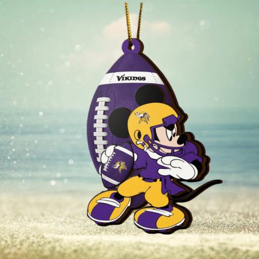 NFL Minnesota Vikings Mickey Mouse Christmas Ornament