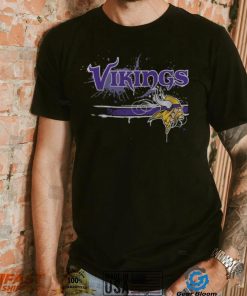 NFL Minnesota Vikings Paint Splateer Fullprinted T Shirt