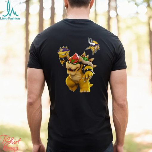 NFL Minnesota Vikings T Shirt Super Mario Nfl Super Mario Tshirt For Fans