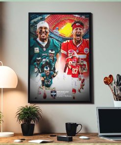 NFL Monday Night Football Philadelphia Eagles Versus Kansas City Chiefs Home Decorations Poster Canvas