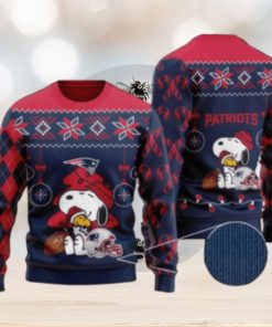 NFL New England Patriots Knitted Christmas Sweater Angelic