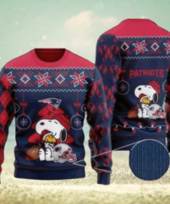 NFL New England Patriots Knitted Christmas Sweater Angelic