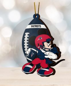 NFL New England Patriots Mickey Mouse Christmas Ornament