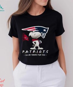NFL New England Patriots T Shirt Snoopy I’ll Be There For You