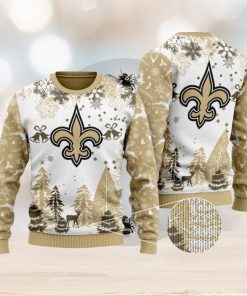 NFL New Orleans Saints Special Christmas Ugly Sweater Design