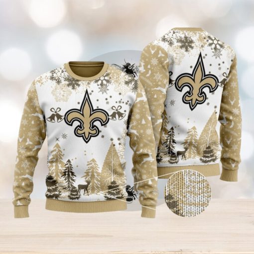 NFL New Orleans Saints Special Christmas Ugly Sweater Design