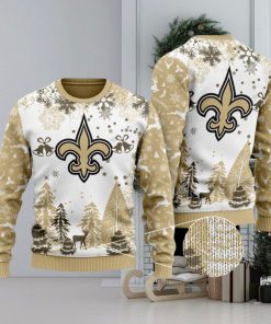 NFL New Orleans Saints Special Christmas Ugly Sweater Design