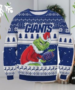 NFL New York Giants Grinch AOP Ugly Christmas Sweater Christmas Gift For Men And Women