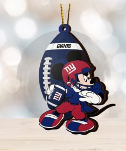 NFL New York Giants Mickey Mouse Christmas Ornament