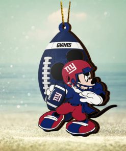 NFL New York Giants Mickey Mouse Christmas Ornament