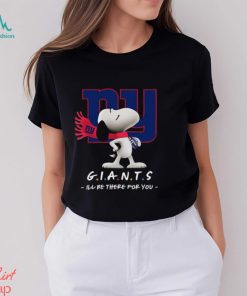NFL New York Giants T Shirt Snoopy I’ll Be There For You