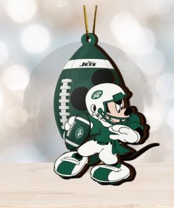 NFL New York Jets Mickey Mouse Christmas Ornament