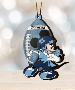 NFL North Carolina Tar Heels Mickey Mouse Christmas Ornament