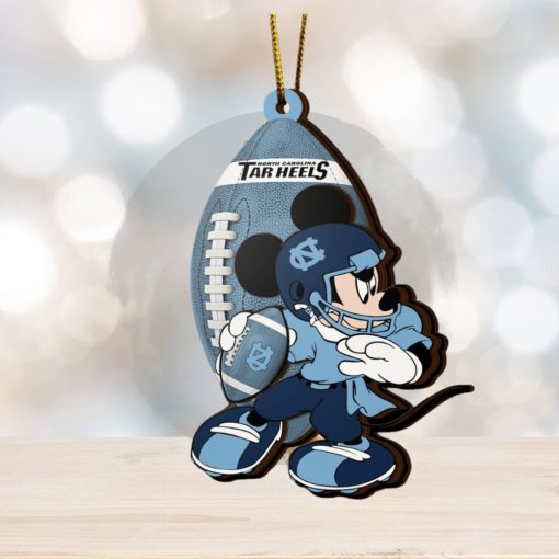 NFL North Carolina Tar Heels Mickey Mouse Christmas Ornament