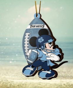 NFL North Carolina Tar Heels Mickey Mouse Christmas Ornament