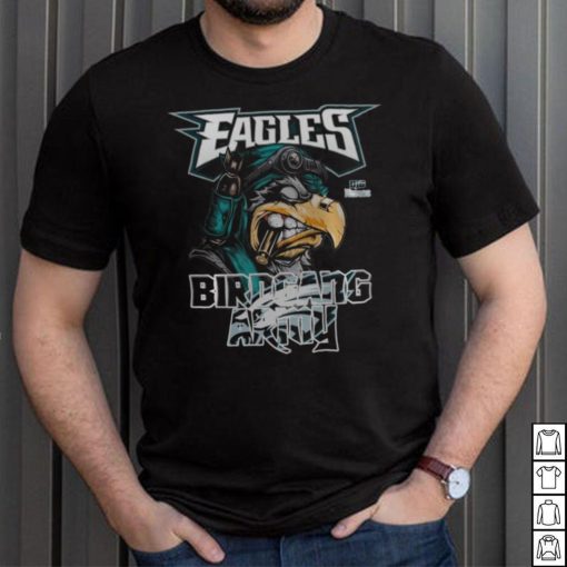 NFL Philadelphia Eagles Birdgang Army Fullprinted T Shirt