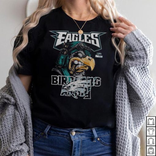 NFL Philadelphia Eagles Birdgang Army Fullprinted T Shirt