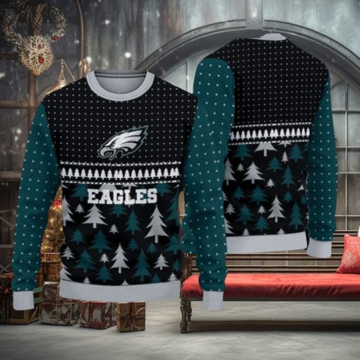 NFL Philadelphia Eagles Christmas Pattern Sport Christmas Ugly Sweater 3D