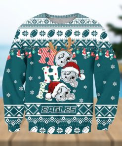 NFL Philadelphia Eagles Ho Ho Ho Ugly Christmas Sweater