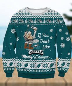 NFL Philadelphia Eagles Santa Merrykissmyass Ugly Christmas Sweater