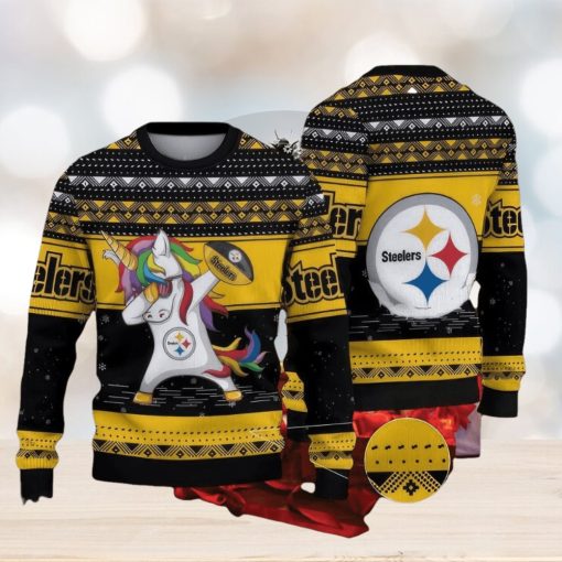 NFL Pittsburgh SteelSan Francisco 49ers Ugly Christmas 3D Sweater Design