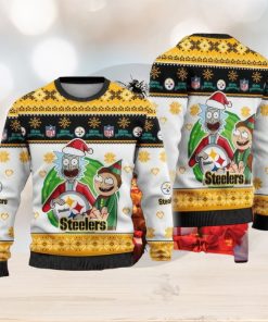 NFL Pittsburgh SteelSan Francisco 49ers Ugly Christmas Sweater AOP Winter